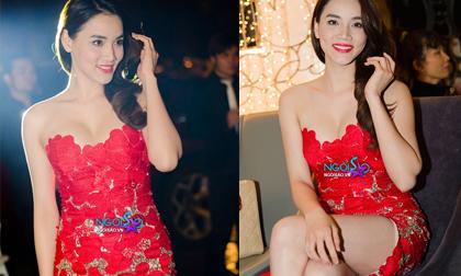 Trang Nhung "hút mắt" với váy xẻ tà gợi cảm