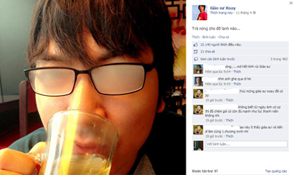 "Săm soi" facebook của người Giáo sư Xoay