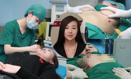 Loạt sao Hoa ngữ lộ ảnh trên bàn phẫu thuật thẩm mỹ