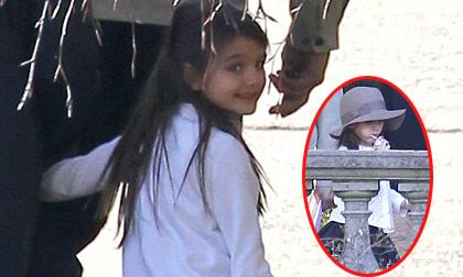 Suri mặc xoàng xĩnh, quanh quẩn ở công viên trong ngày sinh nhật