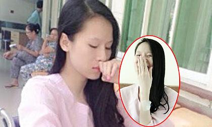 Thái Hà nhập viện vẫn cười tươi vì được bác sỹ khen xinh