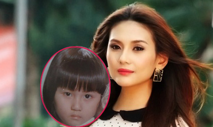 Hoàng Yến khoe ảnh lúc nhỏ "lạnh lùng" ôm búp bê