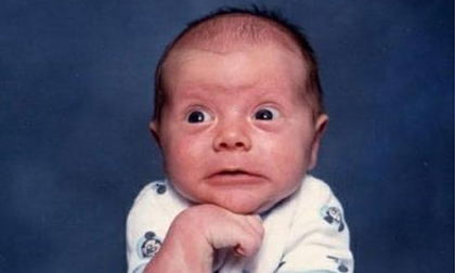 360 độ biểu cảm của các em bé trong bức ảnh đầu đời