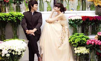 Kiều Ngân đẹp lãng mạn cùng “chú rể” Đình Lộc