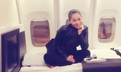 Cận cảnh phòng vip xa hoa của Thu Minh trên máy bay