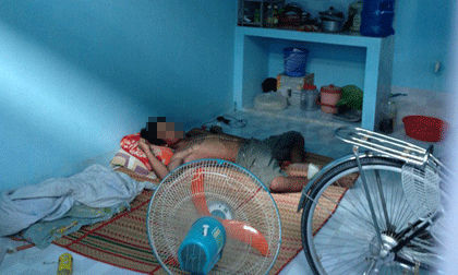 Hốt hoảng phát hiện cháu chết cứng trong phòng trọ