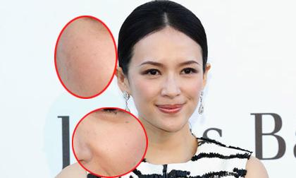 Chương Tử Di trang điểm nhẹ lộ mặt đầy tàn nhang