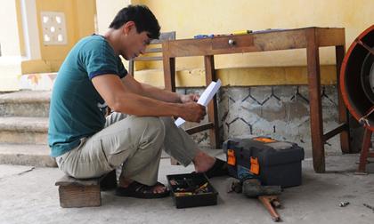 Trí Quang "hóa" kỹ sư cơ khí chế tạo máy