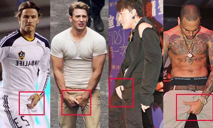 Khoảnh khắc sao nam chỉ khư khư... giữ "của quý" 