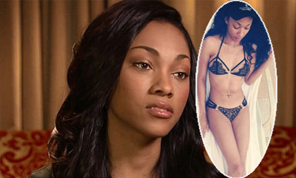 Sao nữ nhúng bông vào nước cam để ăn và giữ dáng