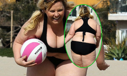 Sao Âu khoe thân hình phì nộn và da sần sùi vỏ cam