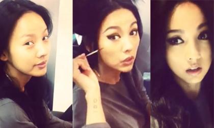 Giật mình trước 'ma thuật' trang điểm của Lee Hyori