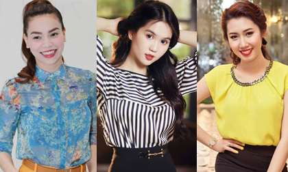 Sao Việt và 4 kiểu sơ mi mốt nhất hè