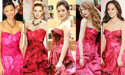 Mỹ nhân thế giới đua nhau "mặc lại" váy của Lý Nhã Kỳ