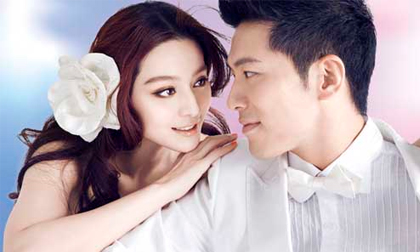 Sao Hoa ngữ đẹp mê hồn cùng váy cưới