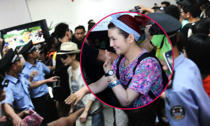 Fans vây kín, tận mắt thấy sẹo lớn của Selina