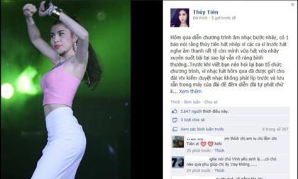 Thủy Tiên "nóng mặt", "phản pháo" nghi án hát nhép