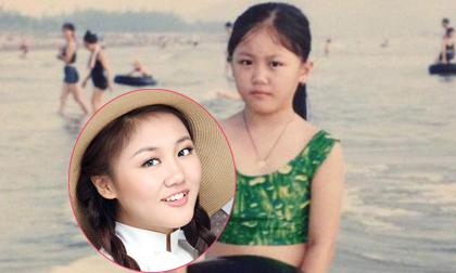 Loạt ảnh thời thơ ấu "mũm mĩm" của Văn Mai Hương