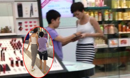 Phương Uyên nắm tay Thiều Bảo Trang ở Thái