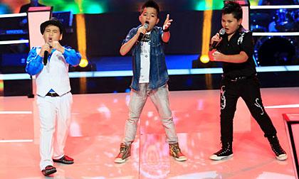 Ba hotboy nhí “đốt cháy” sân khấu The Voice Kids