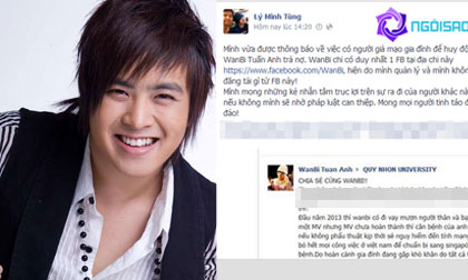 Bức xúc trước hành động giả mạo Facebook Wanbi Tuấn Anh để lừa tiền