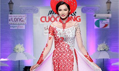 Đẹp ngỡ ngàng với áo dài cưới