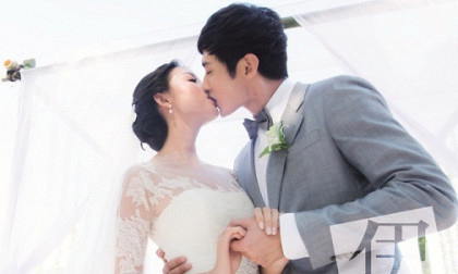 Ảnh cưới lãng mạn của Hoa hậu Trương Tử Lâm