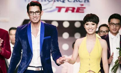 Trung Cương lịch lãm sánh vai cùng Trà My Idol trên sàn catwalk