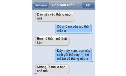 "Tin nhắn điện thoại" khiến dân mạng cười vỡ bụng
