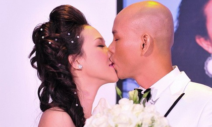 “Bỏng mắt” nhìn vợ chồng sao Việt hôn nhau