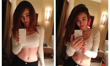 Ngân Khánh mặt mộc, kheo eo siêu nhỏ không thua gì Ngọc Trinh