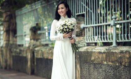 Hút mắt với vẻ dịu dàng của Á hậu Châu Mộng Như