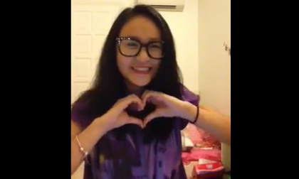 Con gái HLV Quốc Trung khoe giọng hát trong trẻo