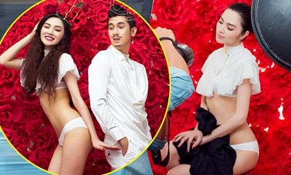 “Đột nhập” hậu trường chụp ảnh cực “nóng” của Ngọc Oanh