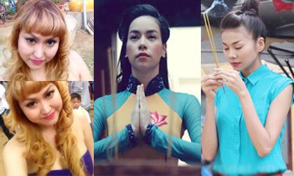 Soi trang phục đi lễ chùa của mỹ nhân Việt