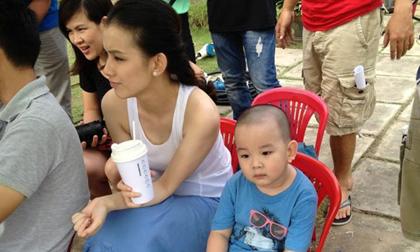 Cận mặt quý tử 3 tuổi nhà Hoa hậu Thùy Lâm