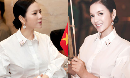 Lý Nhã Kỳ dự lễ công bố kỳ quan thiên nhiên mới ở Indonesia