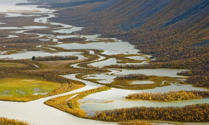 Tuyệt cảnh đồng bằng sông Rapa ở Thụy Điển