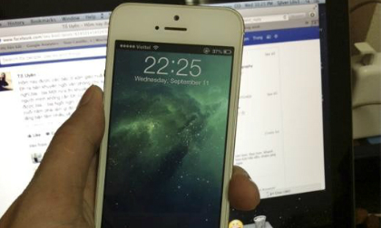 Hình ảnh iPhone 5S có sóng Viettel gây xôn xao 