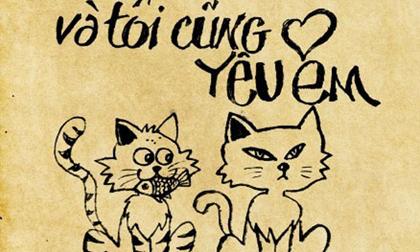 Ngộ nghĩnh bộ tranh 'Và tôi cũng yêu em'