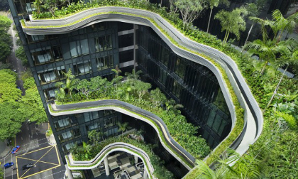 Ngắm "thành phố vườn" trên không đẹp mướt mắt