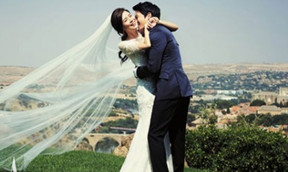 Ảnh cưới đẹp như mơ của Lee Bo Young và Ji Sung