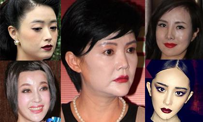 Mỹ nhân Hoa ngữ thành "thảm họa" vì trang điểm