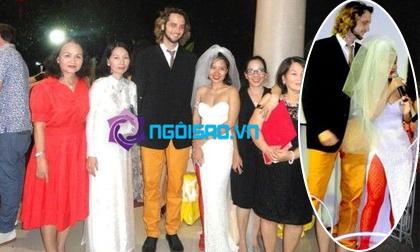 Lộ ảnh Mai Khôi diện váy "cực độc" trong ngày cưới!