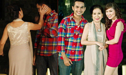 Siêu mẫu Đức Tiến bị NSƯT Kim Xuân tát "nảy đom đóm"