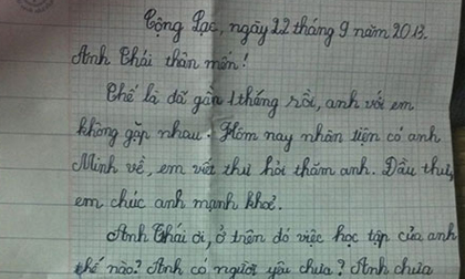 Bức thư của cô bé lớp 3 "đánh gục" cộng đồng mạng Việt