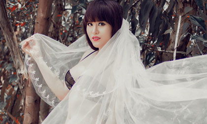 Ngắm Hotgirl Lê Nhã An mộng mị giữa rừng thẳm