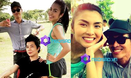 Hà Tăng diện quần cộc, áo ba lỗ đi chơi cùng bạn bè!