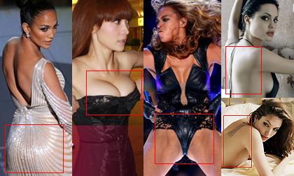 Bắt thóp khu vực sao thích "khoe" nhất trên cơ thể