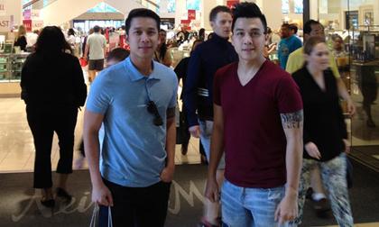 The Men khoe vẻ điển trai trên đất Mỹ